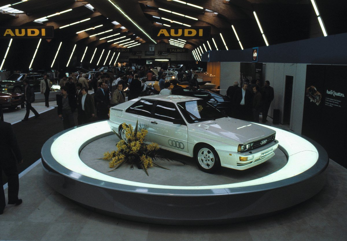 Audi Quattro at the 1980 Geneva Motor Show